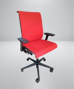 Chaise à roulette Steelcase thinks orange