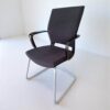 Chaise visiteur luge klöber Moteo tissu noir
