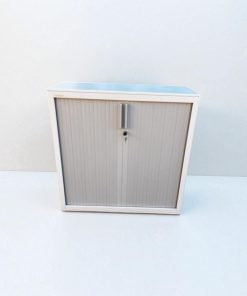 Armoire Steelcase 100x100 bi color à rideaux