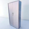 Armoire haute Magencia 100x200cm gris avec clé