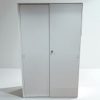 Armoire haute blanche porte coulissante 120x200cm
