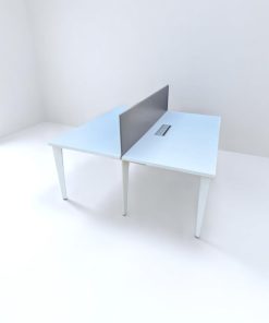 Bureau bench 160x160cm Magencia blanc
