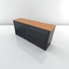 Lot 2 Armoire basse vertical merisier 80x73cm promo
