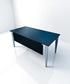 Bureau droit Ronéo Noir 160x80cm