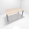 Bureau droit Sammas 160x80cm plateau 30mm