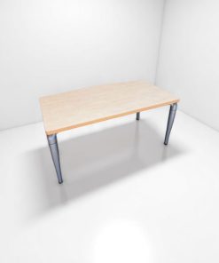 Bureau droit Sammas 160x80cm plateau 30mm