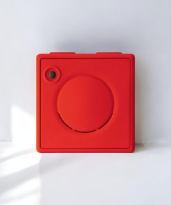 Vestiaire OonCUB casier plastique de rangement rouge