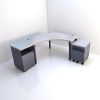 Bureau angle Ronéo 180x140cm avec caisson