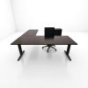 Bureau angle de direction 200x205cm armoire et chaise