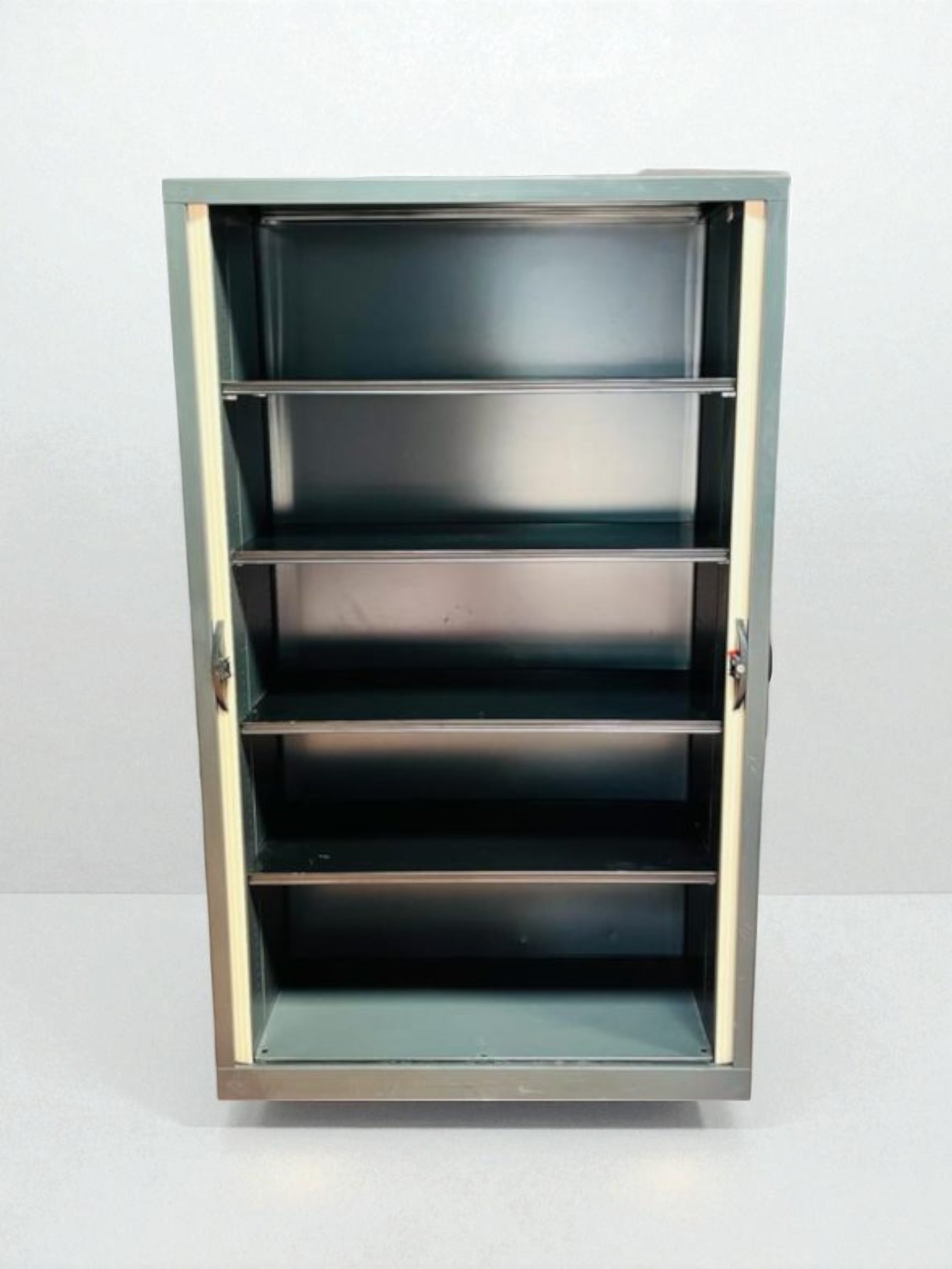 rmoire haute métallique bi-color beige Marcadet 120x200cm – Image 3