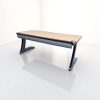 Bureau droit Steelcase 160x80cm pied L