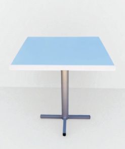 Table pour restaurant Brown piètement central alu 70x70cm