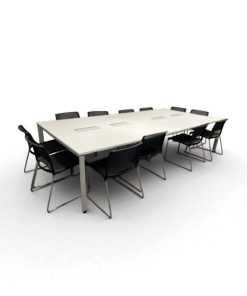 Table de Réunion Steelcase 400x160cm – Capacité 12-14 personnes