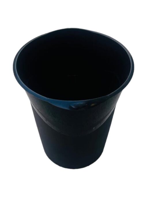 Corbeille à papier noire pour bureau