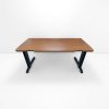 Bureau Magencia 160x80cm merisier piétément noir