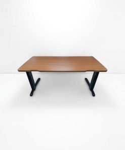 Bureau Magencia 160x80cm merisier piétément noir