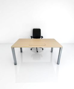 Bureau Steelcase 160x80cm ajustable en hauteur