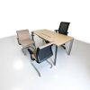 Bureau Steelcase 160x80cm passe câble