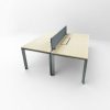 Bureau bench Steelcase 160x180cm 2 postes promo