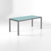 Magnifique Bureau droit direction 120x73m plateau verre trempée