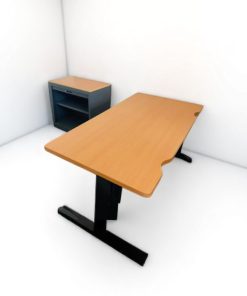 Ensemble bureau Steelcase avec armoire rideaux