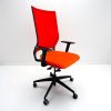 Sedus quarterback chaise a roulette couleur rouge