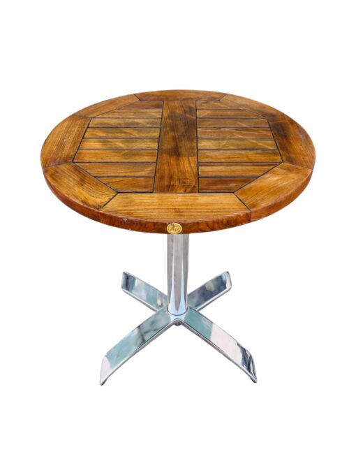 Table de Jardin Bar Ronde en Frêne - 68 cm - R.VLAEMYNCK – Image 2