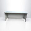 Bureau droit de travail finition aluminium Stielow PMS 2 160x80cm