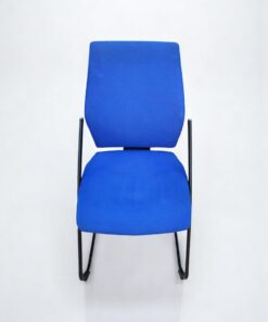 Chaise Visiteur Sedna - Tissu Bleu (Promo)