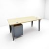 Bureau droit Magencia 160x80cm chêne