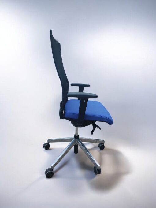 Chaise de bureau Ergonomique Zuco mesh assise bleu – Image 5