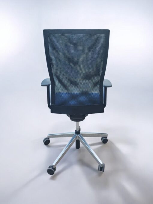 Chaise de bureau Ergonomique Zuco mesh assise bleu – Image 4