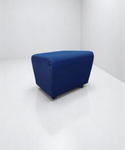 Pouf B Free Steelcase tissu bleu avec roue