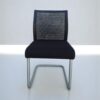 Chaise visiteur Steelcase think luge noir
