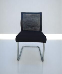 Chaise visiteur Steelcase think luge noir