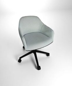 Chaise Vitra SoftShell piètement 5 branches tissu