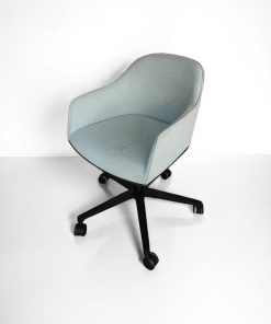 Chaise Vitra SoftShell piètement 5 branches tissu