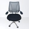 Chaise à roulette humanscale liberty gris/noir