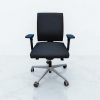 Chaise de bureau Sedus Yeah noir piètement métallique