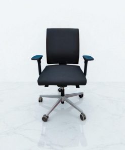 Chaise de bureau Sedus Yeah noir piètement métallique