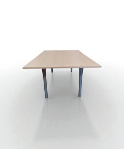 Table réunion chêne clair 120x200cm