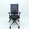 Chaise à roulette Girsberger Yanos soutient lombaire noir