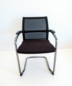 Chaise visiteur Sedus open up chromé