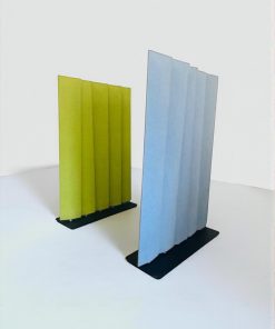 Séparation Acoustique BuzziBlinds Regular – Couleurs disponibles : Vert/Bleu