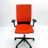 Chaise à roulette Wilkhahn NEOS orange promo