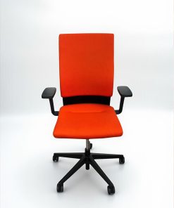 Chaise à roulette Wilkhahn NEOS orange promo